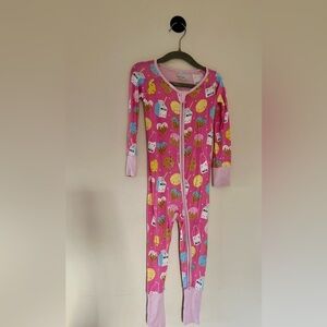 Little Sleepies Milk and Cookie Print Zippy